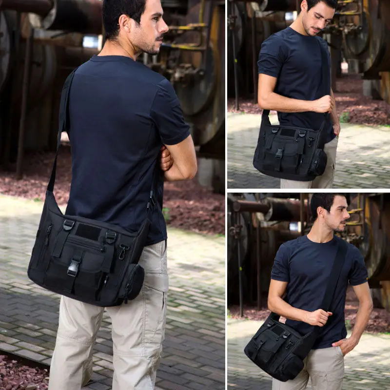 14 インチのラップトップショルダーバッグ男性スポーツバッグ - Urban Backpack Tactical のレビューと価格