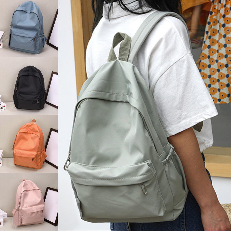 レディース、無地、カジュアル、大容量、シンプル、ファッション - Canvas Backpack Casual のレビューと価格